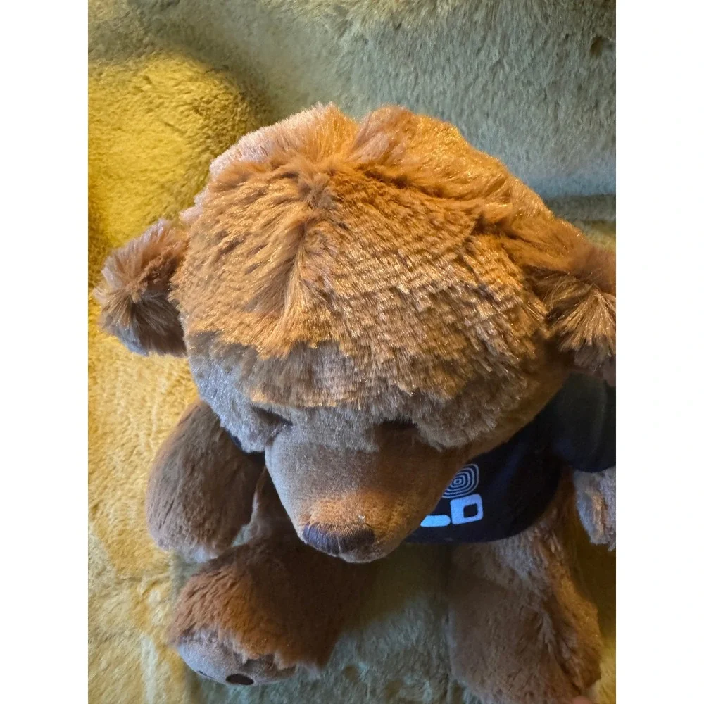 Astroworld Travis Scott Plush‎ Teddy Bear Souvenir Brown Stuffed Animal NEW